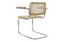 DKD Home Decor Silla Olmo Ratan Marrón Claro