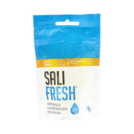 SALIFRESH Limón 20 Caramelos para Aliviar la Sequedad Bucal y Mal Aliento