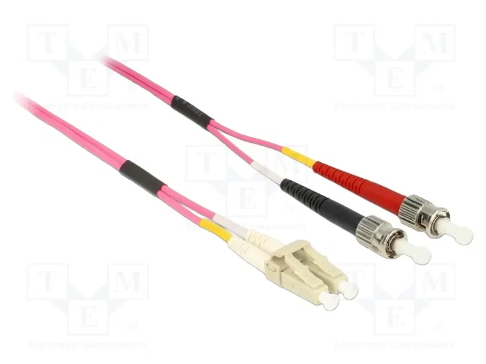 DeLOCK Cable de fibra óptica LC a ST Multimode OM4 3 m