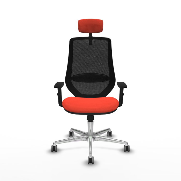 PIQUERAS Y CRESPO Silla de oficina Mardos Naranja oscuro y Negro PIQUERAS Y CRESPO Silla de oficina Mardos Naranja oscuro y Negro