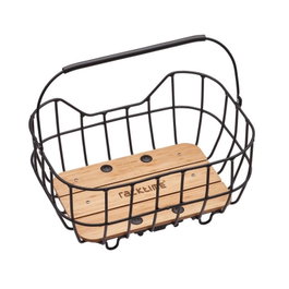 Racktime System Cesta Baskit Breeze - Cesta de Aluminio 22L con Fondo de Bambú para Portaequipajes Racktime