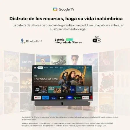 Metz 24MPE7000Z Televisor Portátil con Batería 24 Pulgadas Smart TV, Google TV, Full HD 1920x1080, Wi-Fi, Triple Sintonizador DVB-C/S2/T2, Pantalla Mate Metz 24MPE7000Z Televisor Portátil con Batería 24 Pulgadas Smart TV, Google TV, Full HD 1920x1080, Wi-Fi, Triple Sintonizador DVB-C/S2/T2, Pantalla Mate