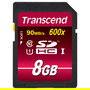 Transcend TS8GSDHC10U1 Tarjeta MicroSDHC de 8GB, Clase 10, U1, 90MB/s
