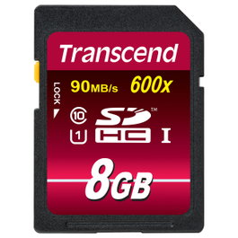 Transcend SDHC 8GB Clase 10 UHS-I 600x Ultimate
