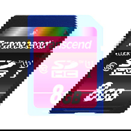 Transcend TS8GSDHC10U1 Tarjeta MicroSDHC de 8GB, Clase 10, U1, 90MB/s Transcend TS8GSDHC10U1 Tarjeta MicroSDHC de 8GB, Clase 10, U1, 90MB/s