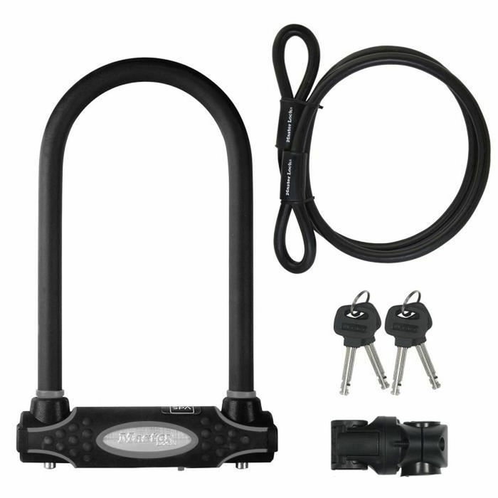 Marvel MASTER LOCK U con Cable - Llave Marvel MASTER LOCK U con Cable - Llave