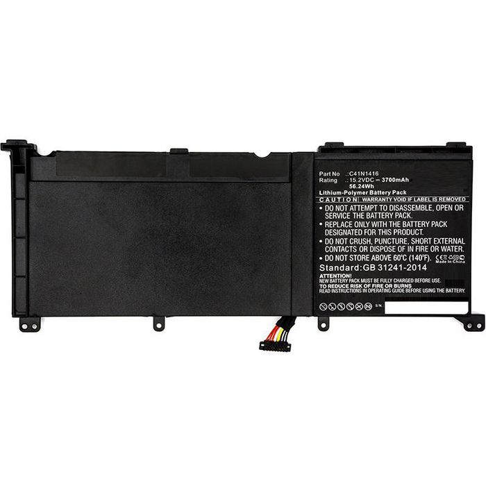 CoreParts Batería Laptop para Asus 56.00Wh Li-Pol 15.2V 3700mAh Negro CoreParts Batería Laptop para Asus 56.00Wh Li-Pol 15.2V 3700mAh Negro