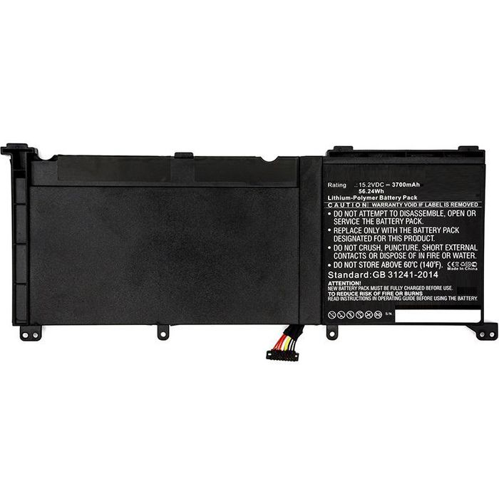 CoreParts Batería Laptop para Asus 56.00Wh Li-Pol 15.2V 3700mAh Negro CoreParts Batería Laptop para Asus 56.00Wh Li-Pol 15.2V 3700mAh Negro