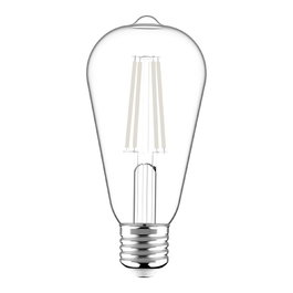 Avide Bombilla LED White Filament ST64 8,5W E27 Blanco Cálido 2700K