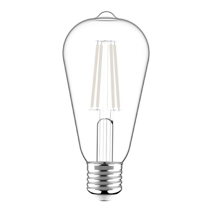 Avide Bombilla LED White Filament ST64 8,5W E27 Blanco Cálido 2700K Avide Bombilla LED White Filament ST64 8,5W E27 Blanco Cálido 2700K