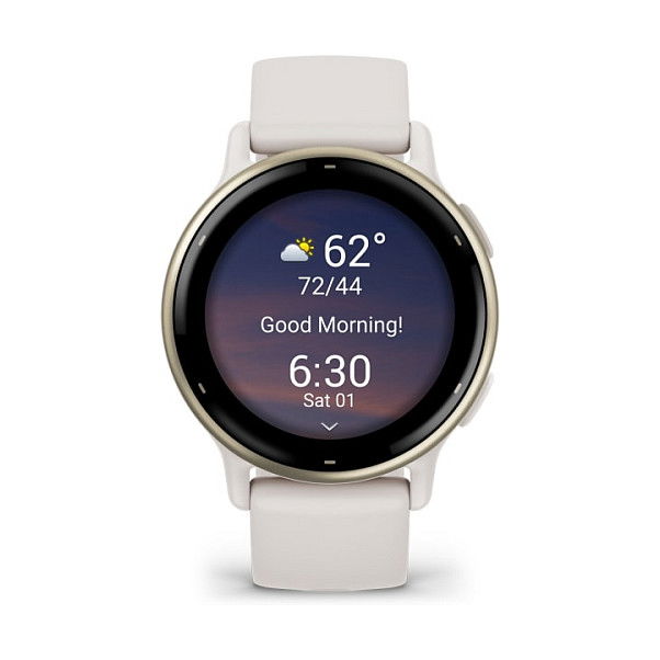 Garmin Vivoactive 5 - Reloj Inteligente GPS, Monitor de Salud, Cream White, Referencia 010-02862-11