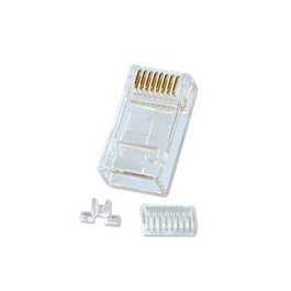 Lindy Conector RJ-45 8-pin Cat.6 Transparente (Paquete de 10)
