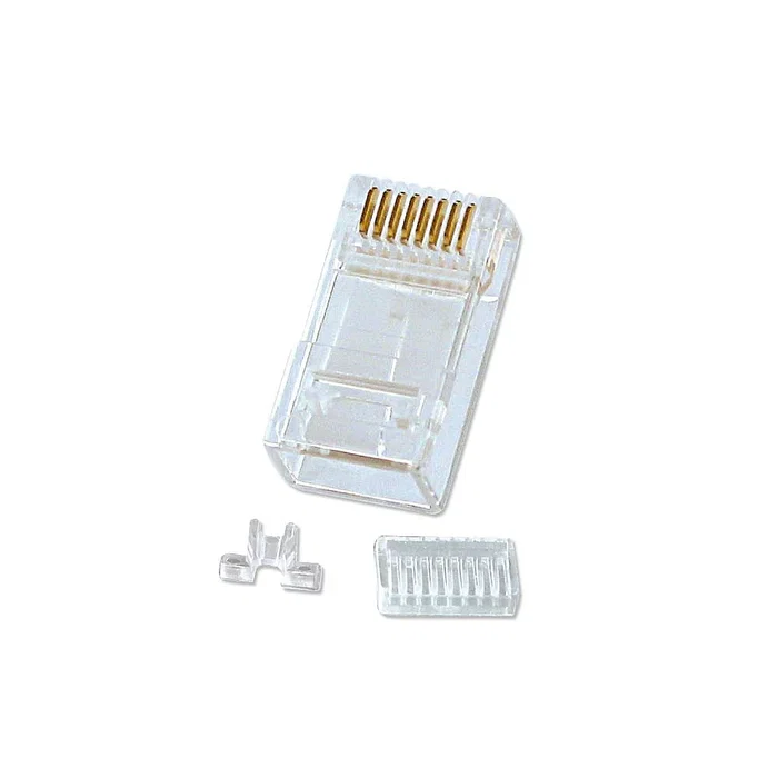 Lindy 62430 - Conector RJ-45 8 Pines CAT.6 Transparente, Paquete de 10 Unidades