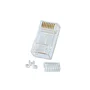 Lindy 62430 - Conector RJ-45 8 Pines CAT.6 Transparente, Paquete de 10 Unidades