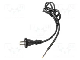 PLASTROL Cable de alimentación H05BQ-F 2x1mm2 1,5m