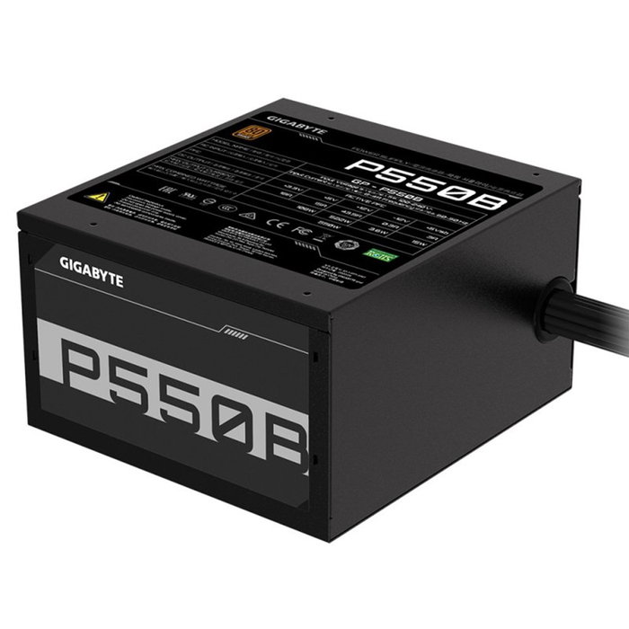 Gigabyte P550B Fuente de Alimentación 550 W ATX 80 PLUS Bronze Negro Gigabyte P550B Fuente de Alimentación 550 W ATX 80 PLUS Bronze Negro