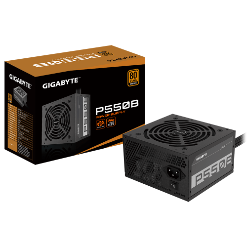 Gigabyte P550B Fuente de Alimentación 550W 80 PLUS Bronze ATX Negro