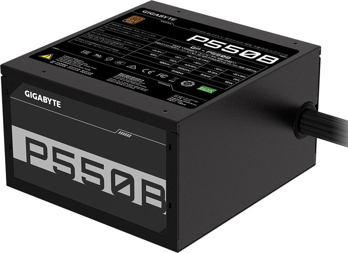 Gigabyte P550B Fuente de Alimentación 550 W ATX 80 PLUS Bronze Negro Gigabyte P550B Fuente de Alimentación 550 W ATX 80 PLUS Bronze Negro
