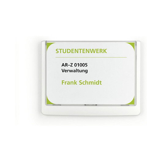 Durable Türschild 14,9 x 10,55 cm blanco