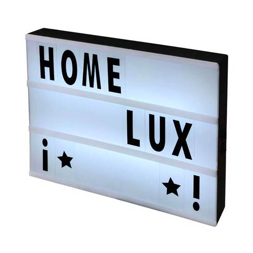 Homelux Luminoso LED con Letras y Números 300x220x50mm Homelux Luminoso LED con Letras y Números 300x220x50mm