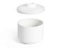 Vessia Azucarero de Porcelana Blanca 240 ml - 9x7.5x9 cm (Set de 72)