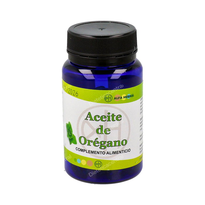 Alfa Herbal Aceite De Orégano 60 Perlas | Suplemento con Propiedades Antibacterianas | Vitamina E Natural Alfa Herbal Aceite De Orégano 60 Perlas | Suplemento con Propiedades Antibacterianas | Vitamina E Natural