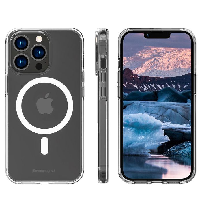 Dbramante1928 Iceland Pro Funda Compatible MagSafe para iPhone 13 Pro 6.1" Transparente