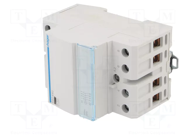 Hager ESC440 Disyuntor de protección de instalación 40A 4 polos 230V Hager ESC440 Disyuntor de protección de instalación 40A 4 polos 230V