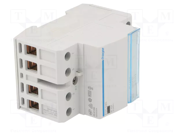 Hager ESC440 Disyuntor de protección de instalación 40A 4 polos 230V Hager ESC440 Disyuntor de protección de instalación 40A 4 polos 230V