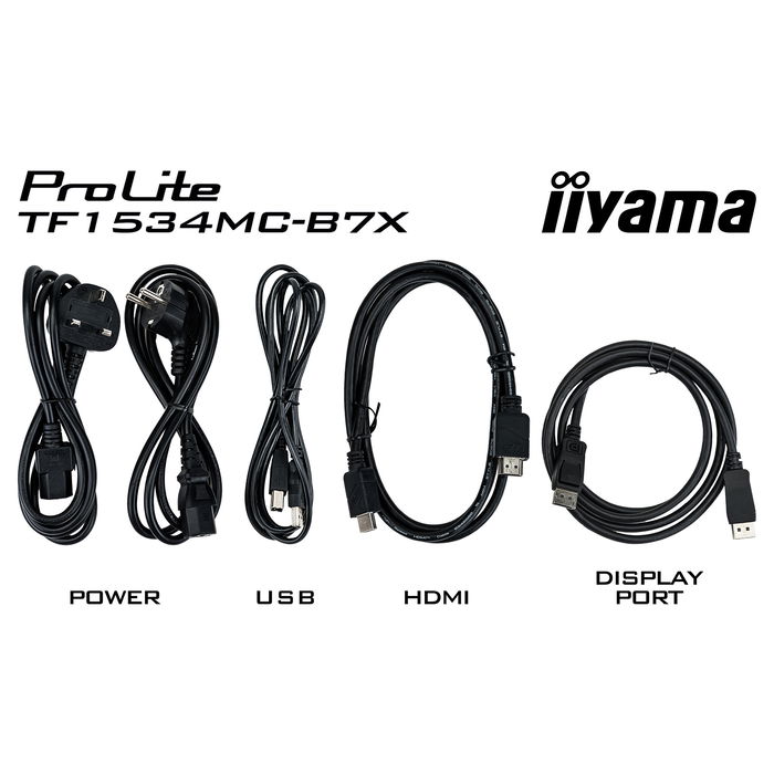 Iiyama TF1534MC-B7X - Monitor táctil M-Touch de 38 cm (15 pulgadas) 4:3 con puertos HDMI y DisplayPort Iiyama TF1534MC-B7X - Monitor táctil M-Touch de 38 cm (15 pulgadas) 4:3 con puertos HDMI y DisplayPort