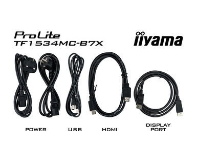 iiyama ProLite TF1534MC-B7X Monitor Táctil 15 pulg. 1024 x 768 XGA Negro