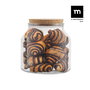 La Mediterranea Tarro de Vidrio con Tapón de Corcho 2000ml