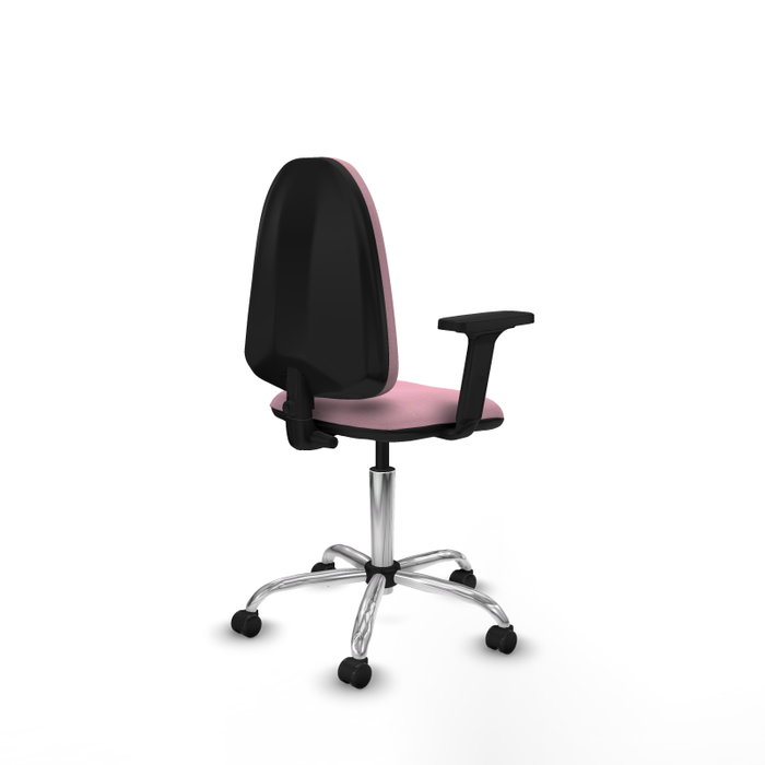 PIQUERAS Y CRESPO Silla de oficina Aýna Rosa con Brazos 2D PIQUERAS Y CRESPO Silla de oficina Aýna Rosa con Brazos 2D