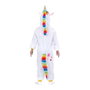 My Other Me Disfraz Unicornio Blanco Kigurumi Niño Talla Única con Capucha y Cola