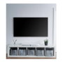 LogiLink Soporte de pared para TV inclinable, giratorio y rotatorio 37-80 pulgadas