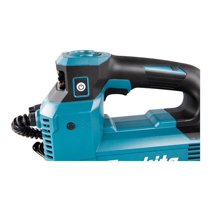 Makita DMP181Z Compresor de aire sin batería, 11,1 bar, 22 l/min, para Bicicleta, Negro, Azul