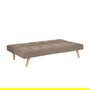Sofá-Cama Beige Madera Decoración 175 X 84 X 73 cm