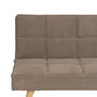 Sofá-Cama Beige Madera Decoración 175 X 84 X 73 cm