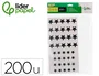 Liderpapel Gomets Autoadhesivos Estrellas Plateadas Surtidas Bolsa 5 Hojas 200 Unidades