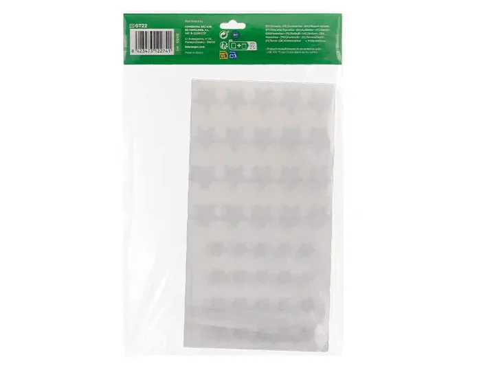 Liderpapel Gomets Autoadhesivos Estrellas Plateadas Surtidas Bolsa 5 Hojas 200 Unidades