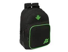 Safta Mochila Doble adaptable a carro Real Betis Balompié, 420 x 320 x 150 mm