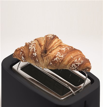 Ariete 157/13 Tostador 2 Ranuras Breakfast Grafito con 7 Niveles de Tostado y Paredes Frías