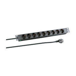 EFB Elektronik EK631DE.1 Regleta de alimentación de aluminio con 9 salidas AC