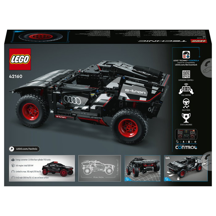 LEGO Technic Audi RS Q e-tron Juego Construcción 914 Piezas 10+ Años