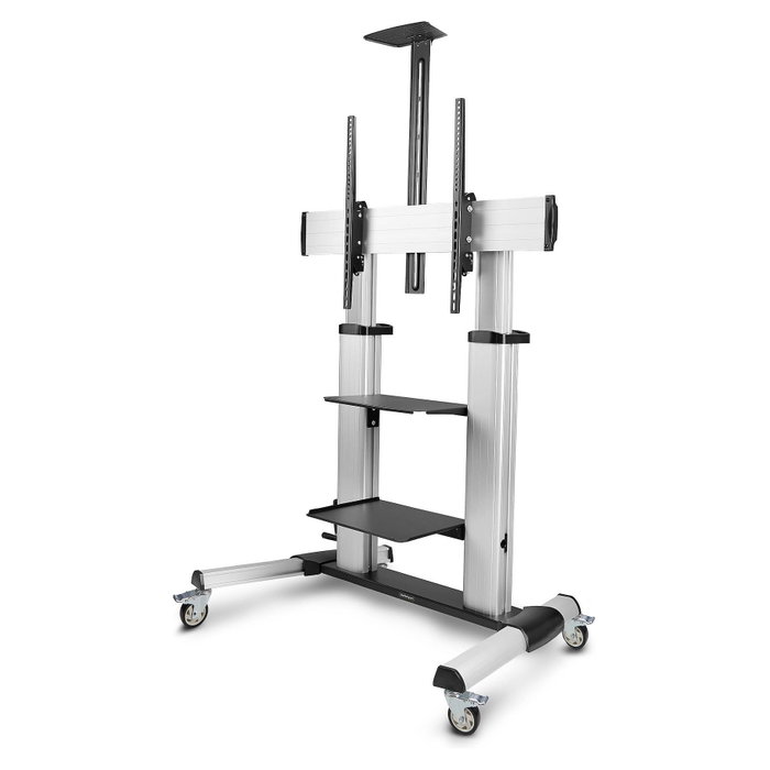 StarTech.com Carrito Soporte Móvil para TV de 60 a 100 Pulgadas, Ajustable en Altura