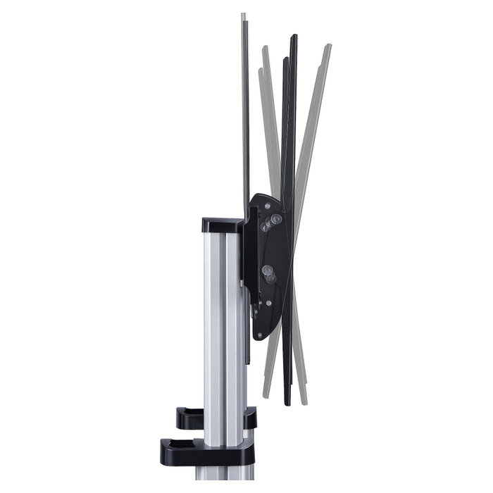 StarTech.com Carrito Soporte Móvil para TV de 60 a 100 Pulgadas, Ajustable en Altura