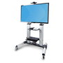 StarTech.com Carrito Soporte Móvil para TV de 60 a 100 Pulgadas, Ajustable en Altura