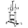 StarTech.com Carrito Soporte Móvil para TV de 60 a 100 Pulgadas, Ajustable en Altura
