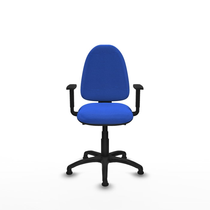 PIQUERAS Y CRESPO Silla de oficina Aýna Azul con mecanismo Asincro