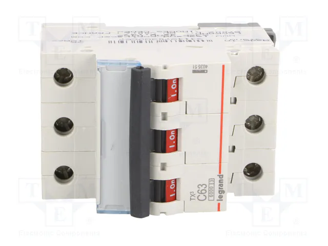 LEGRAND Interruptor magnetotérmico S300 TX 63A 3 Polos Caract C